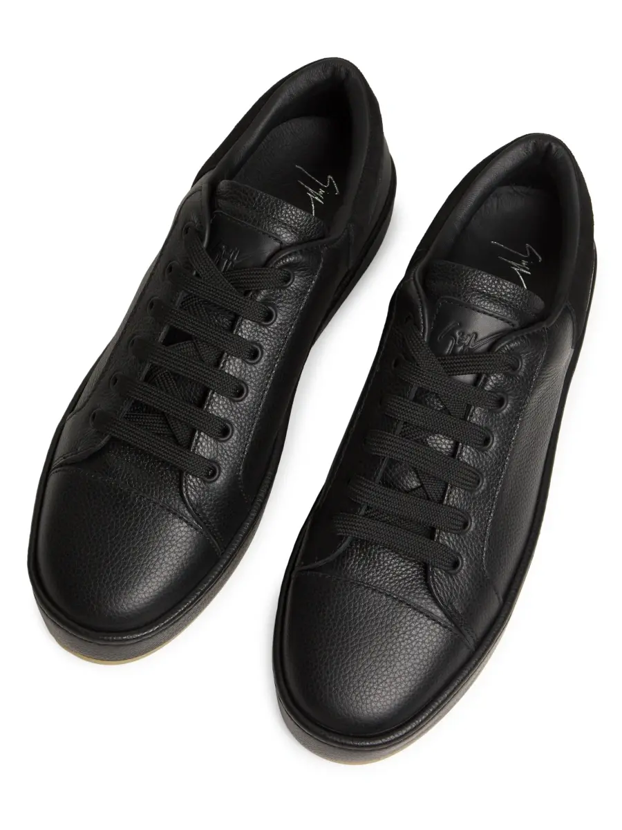 Giuseppe Zanotti Men's RM40016 Leather Sneakers | Thumbnail 4 Giuseppe Zanotti Men's RM40016 Leather Sneakers | Thumbnail 4