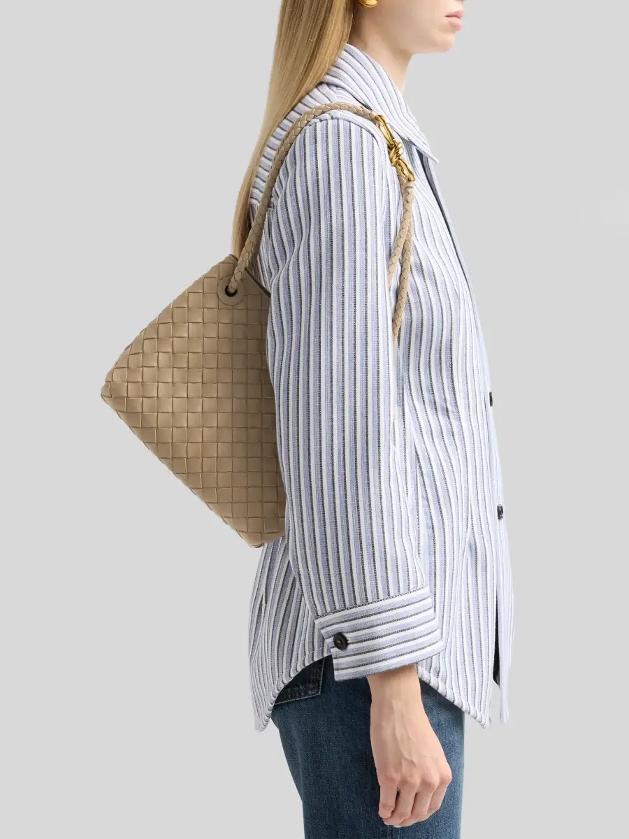 Bottega Veneta Women's Andiamo Small Intrecciato-Leather Top-Handle Bag | Thumbnail 2 Bottega Veneta Women's Andiamo Small Intrecciato-Leather Top-Handle Bag | Thumbnail 2