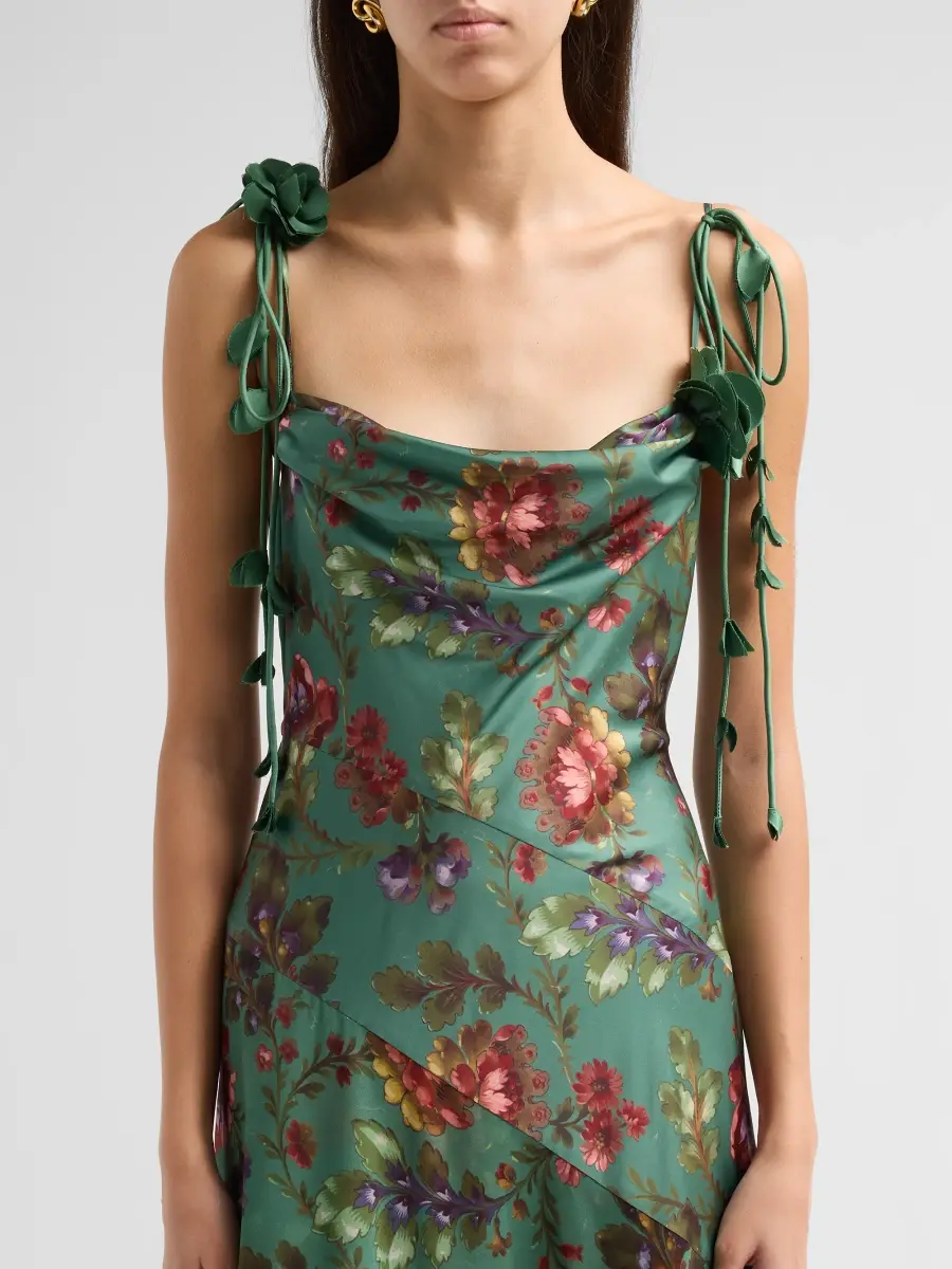 Cinq à Sept Women's Fresco Floral Vionette Gown | Thumbnail 5 Cinq à Sept Women's Fresco Floral Vionette Gown | Thumbnail 5