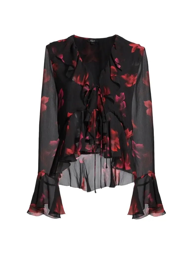 RAILS Women's Nicoletta Floral Chiffon Top