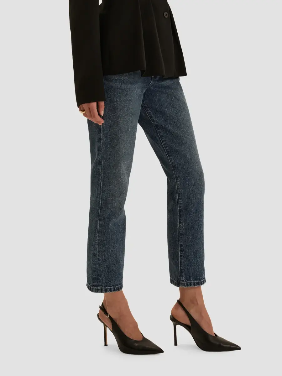 Favorite Daughter Women's The Dot Mid-Rise Straight Ankle Jeans | Thumbnail 5 Favorite Daughter Women's The Dot Mid-Rise Straight Ankle Jeans | Thumbnail 5