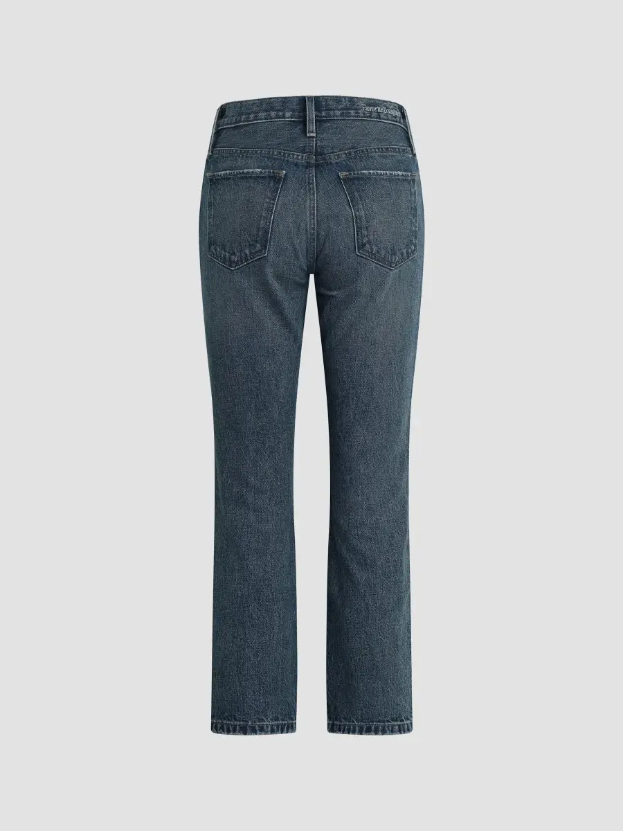 Favorite Daughter Women's The Dot Mid-Rise Straight Ankle Jeans | Thumbnail 6 Favorite Daughter Women's The Dot Mid-Rise Straight Ankle Jeans | Thumbnail 6