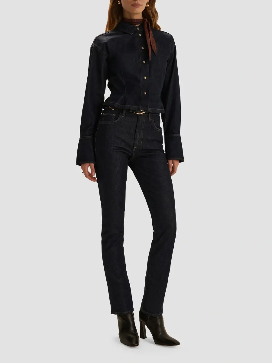 Favorite Daughter Women's The Valentina Super High-Rise Cigarette Jeans | Thumbnail 2