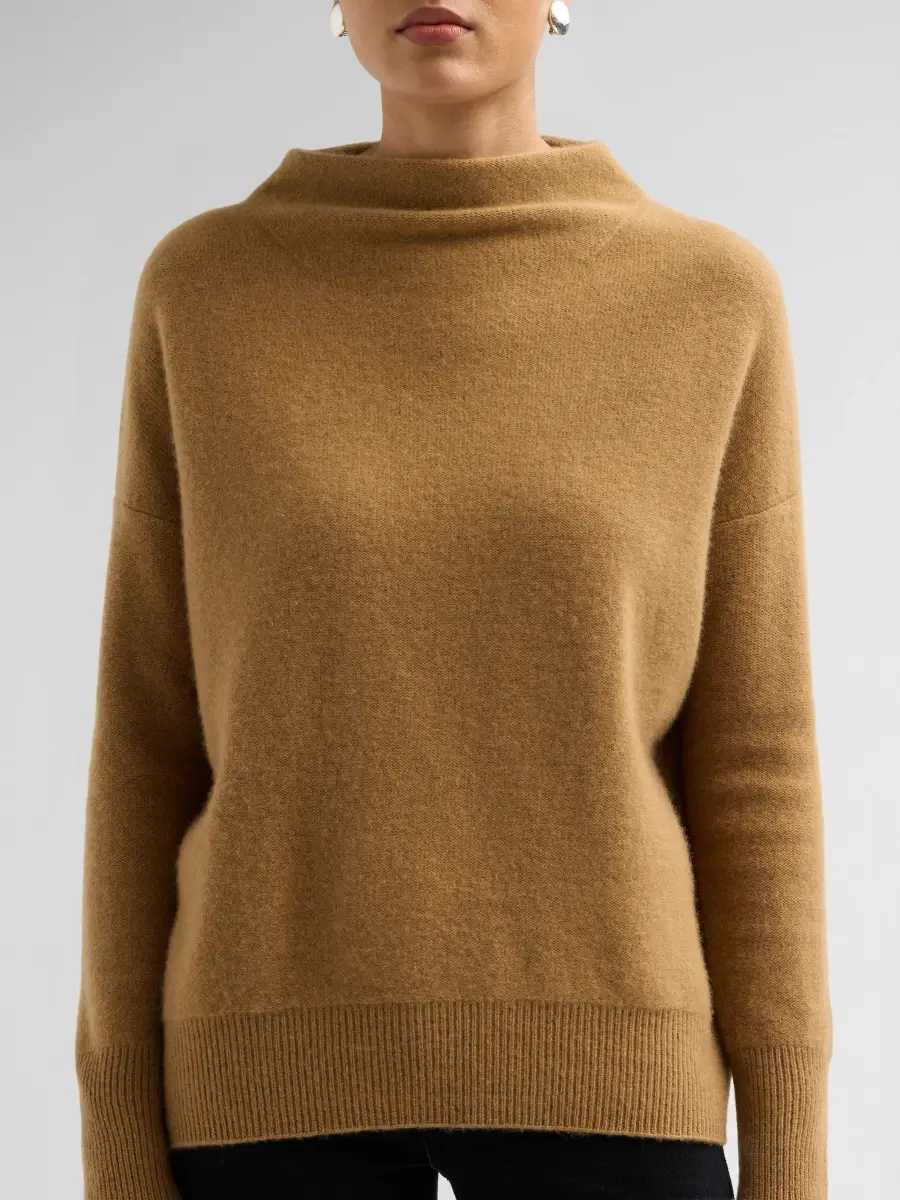 Vince Women's Funnelneck Cashmere Sweater | Thumbnail 5 Vince Women's Funnelneck Cashmere Sweater | Thumbnail 5
