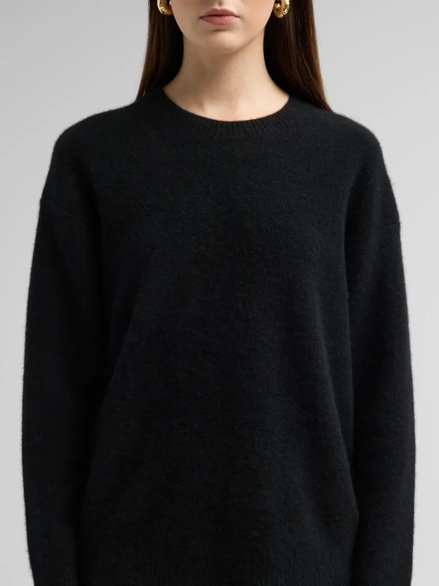 Vince Women's Boiled Cashmere Crewneck Sweater | Thumbnail 5 Vince Women's Boiled Cashmere Crewneck Sweater | Thumbnail 5