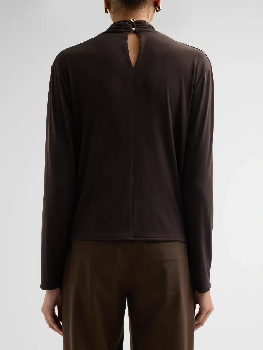 Vince Women's Draped Cowl Blouse | Thumbnail 3 Vince Women's Draped Cowl Blouse | Thumbnail 3