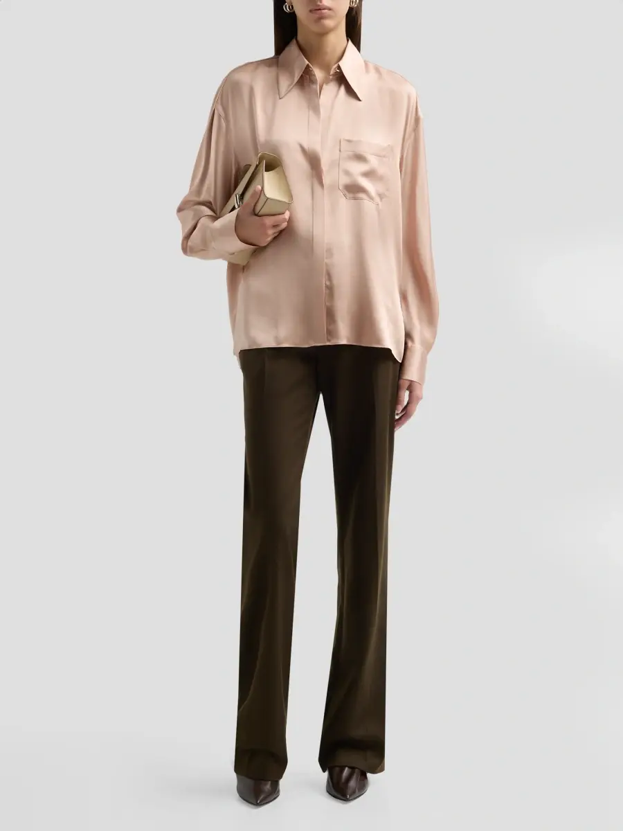 Vince Women's Silk Dolman-Sleeve Shirt | Thumbnail 2 Vince Women's Silk Dolman-Sleeve Shirt | Thumbnail 2