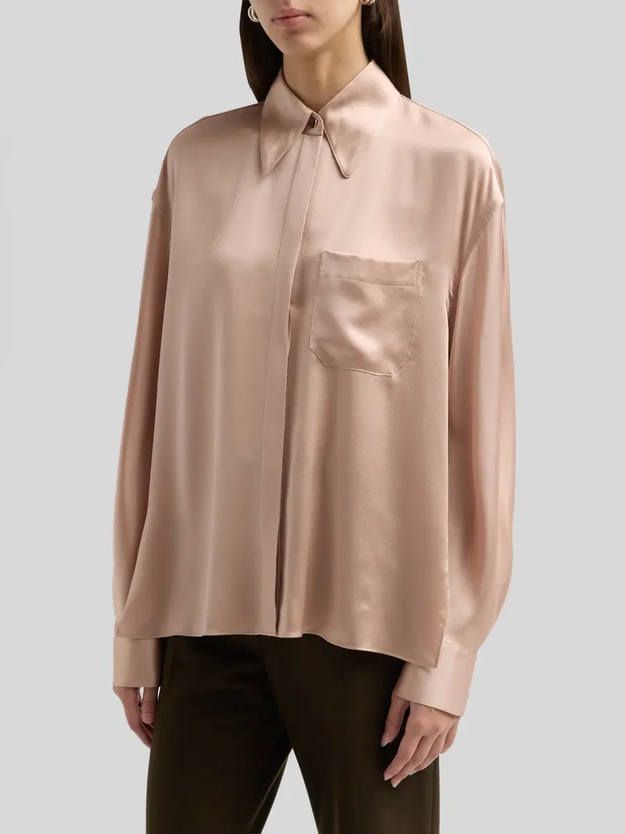 Vince Women's Silk Dolman-Sleeve Shirt | Thumbnail 4 Vince Women's Silk Dolman-Sleeve Shirt | Thumbnail 4