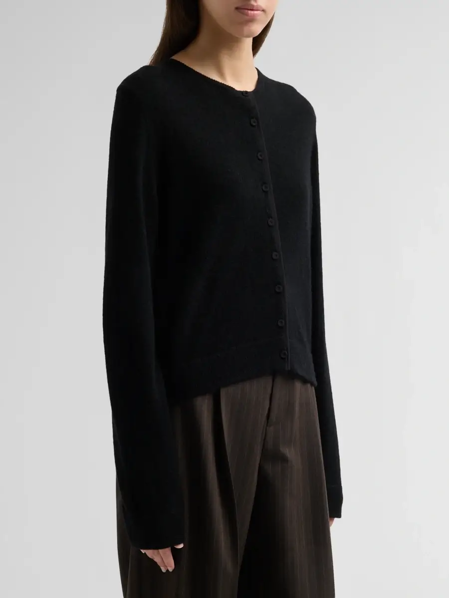 Vince Women's Mixed-Media Cardigan | Thumbnail 4 Vince Women's Mixed-Media Cardigan | Thumbnail 4