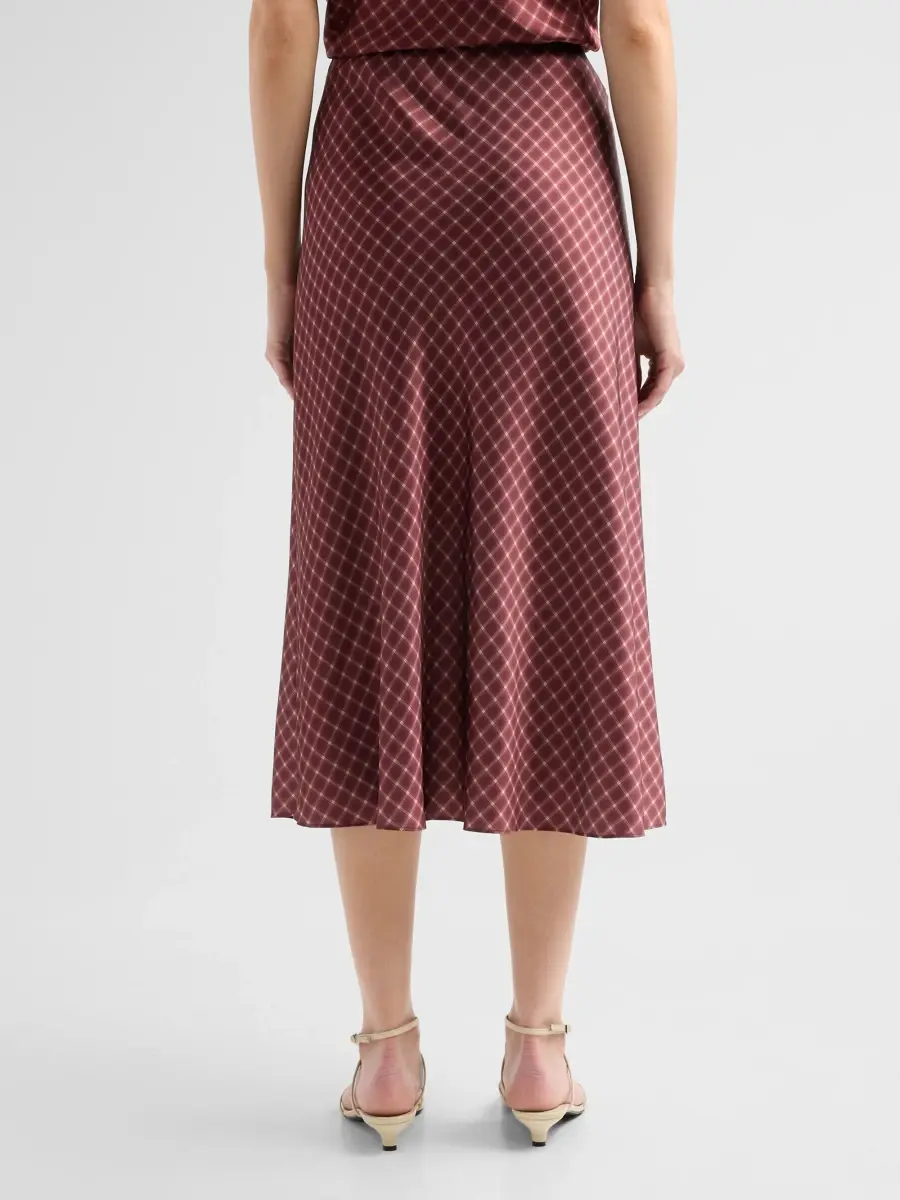 Vince Women's Ombrê Plaid Slip Skirt | Thumbnail 3 Vince Women's Ombrê Plaid Slip Skirt | Thumbnail 3