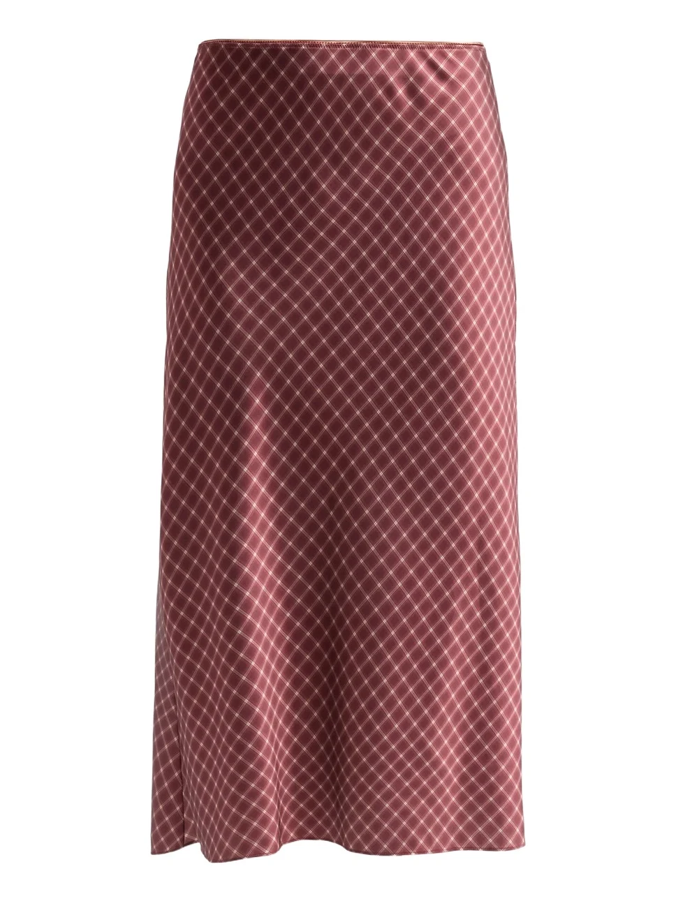 Vince Women's Ombrê Plaid Slip Skirt
