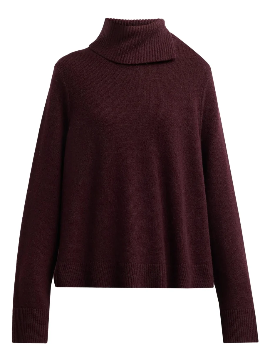Vince Women's Swing Rib-Knit Wool-Cashmere Sweater