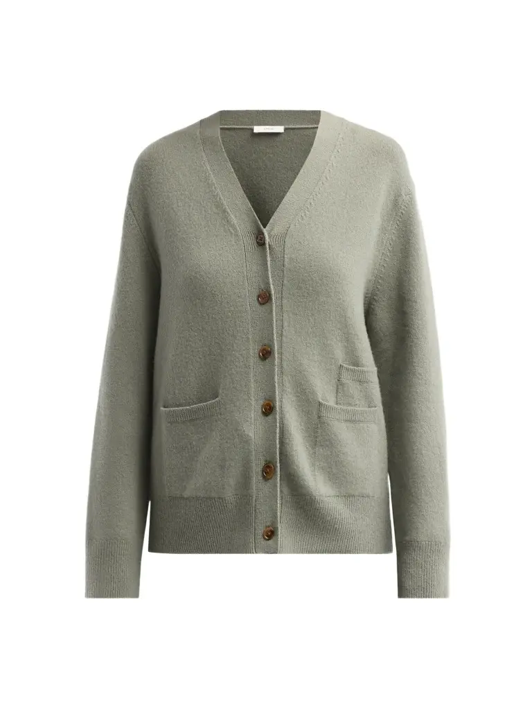 Women's Stretch Wool-Blend Cardigan