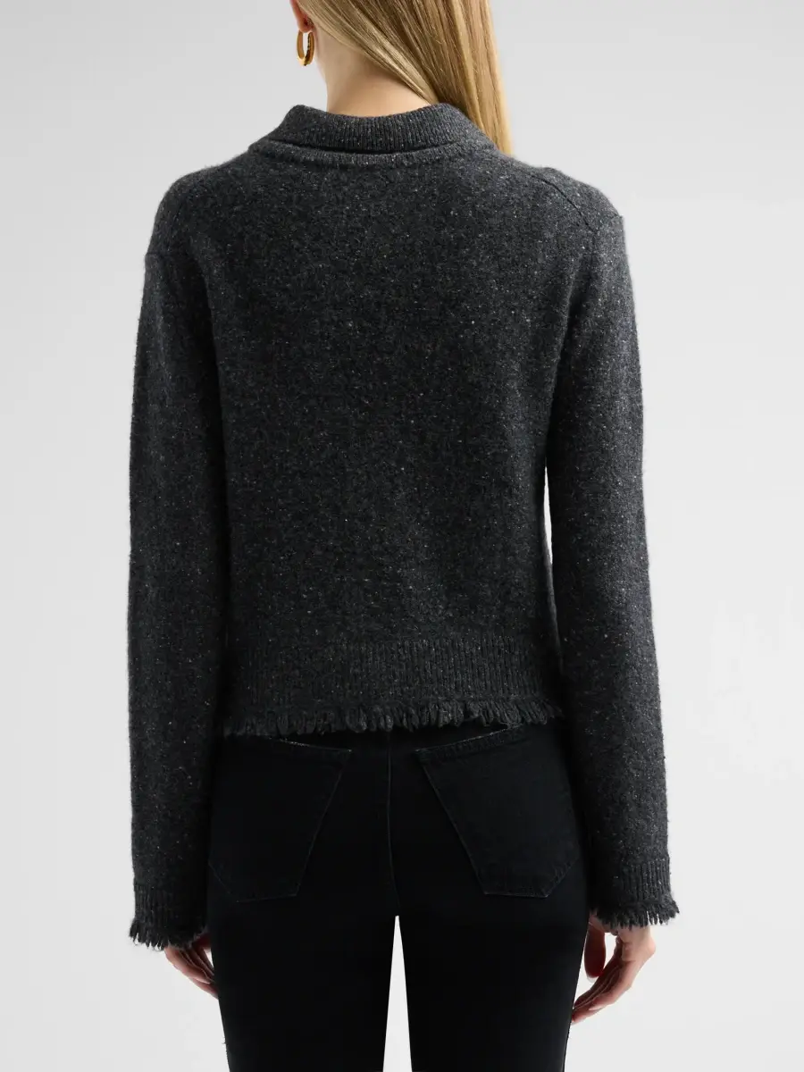 Vince Women's Donegal-Style Cashmere Button-Front Cardigan | Thumbnail 3 Vince Women's Donegal-Style Cashmere Button-Front Cardigan | Thumbnail 3