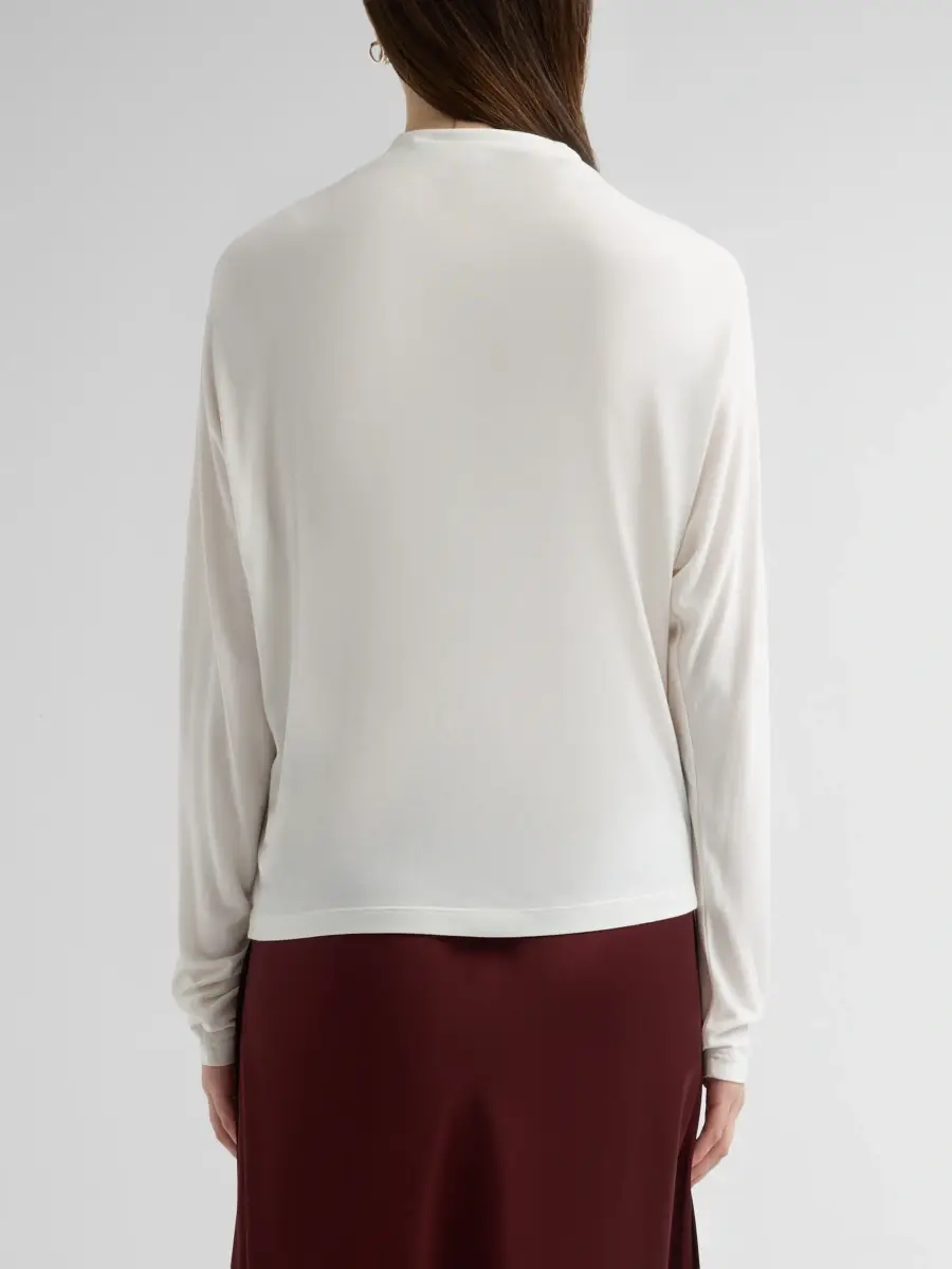Vince Women's Draped Funnel Neck Top | Thumbnail 3