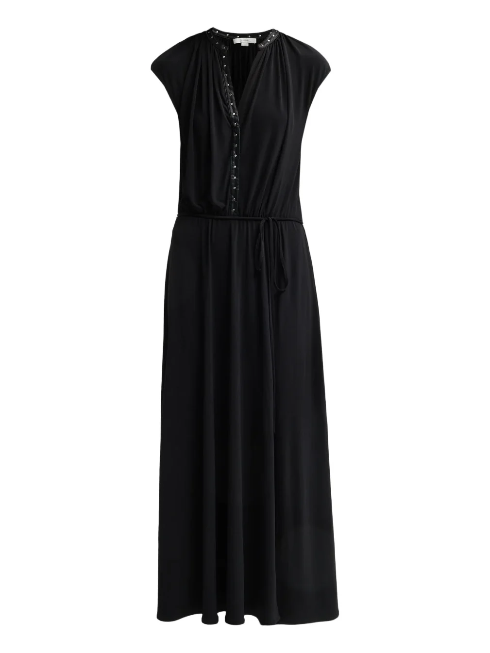 Women's Tie-Waist Studded Midi Dress