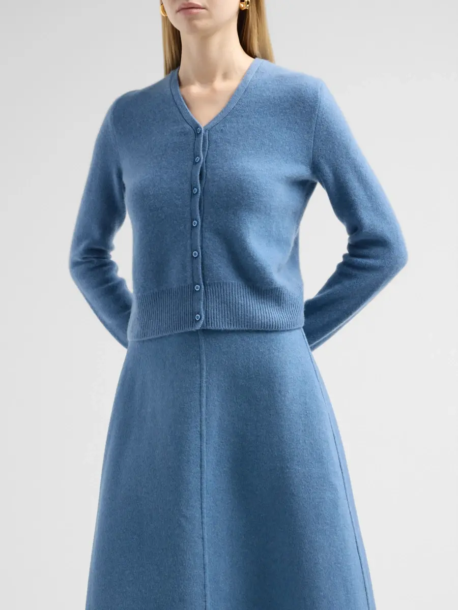 Vince Women's V-Neck Cashmere Cardigan | Thumbnail 4