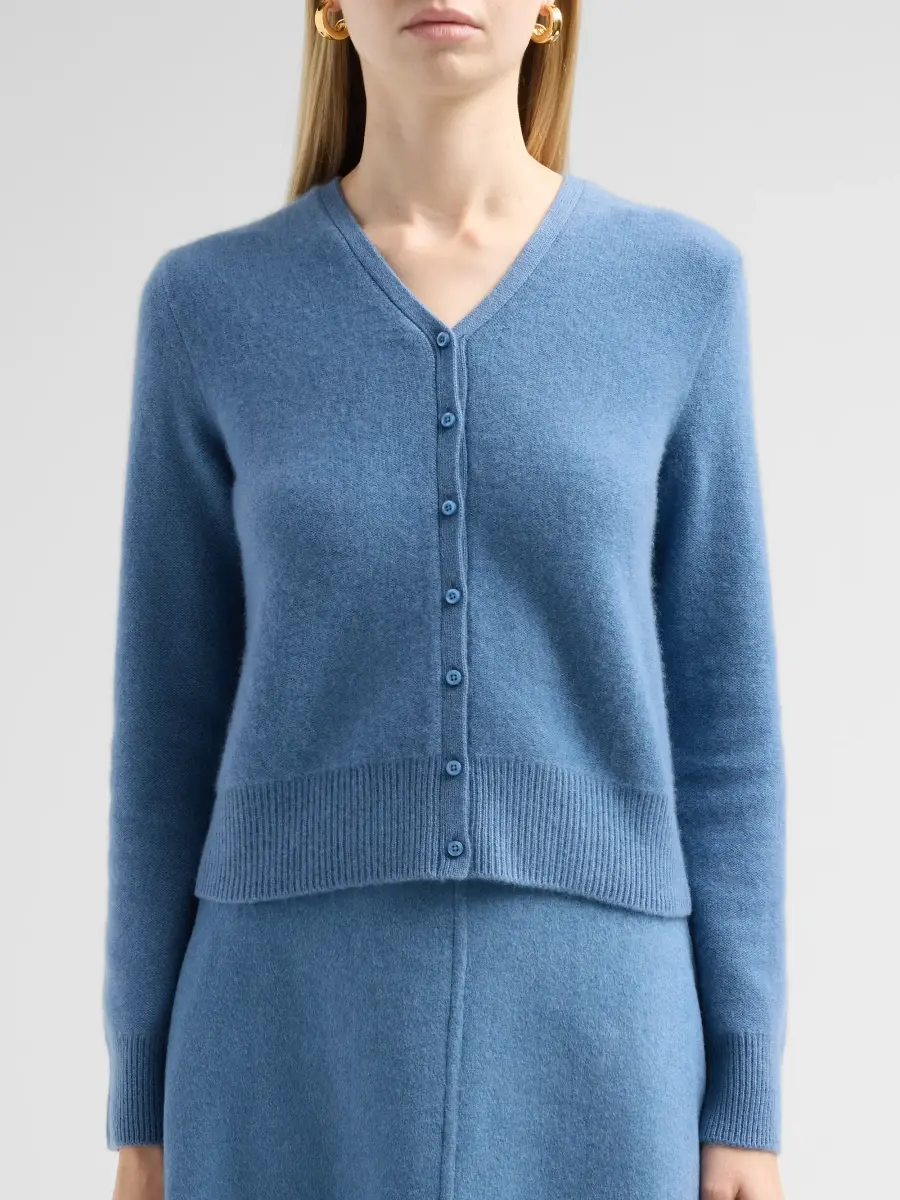Vince Women's V-Neck Cashmere Cardigan | Thumbnail 5