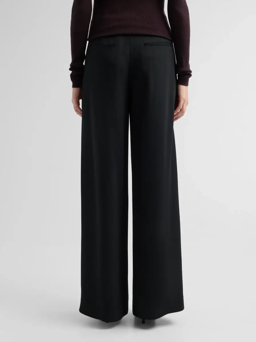 Vince Women's Camille Cotton-Blend Mid-Rise Wide-Leg Trousers | Thumbnail 3 Vince Women's Camille Cotton-Blend Mid-Rise Wide-Leg Trousers | Thumbnail 3