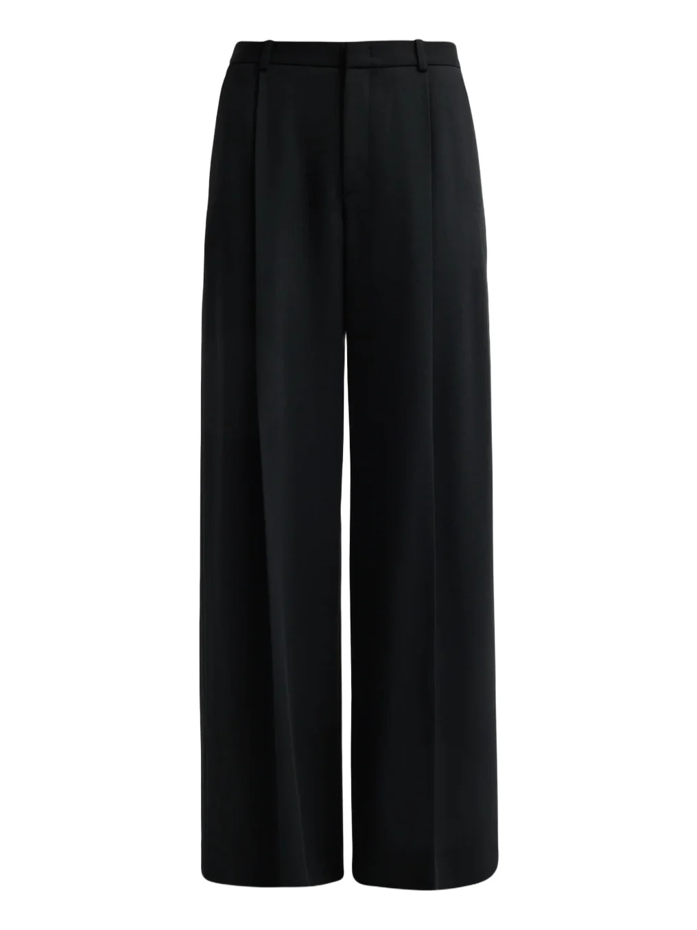 Women's Camille Cotton-Blend Mid-Rise Wide-Leg Trousers