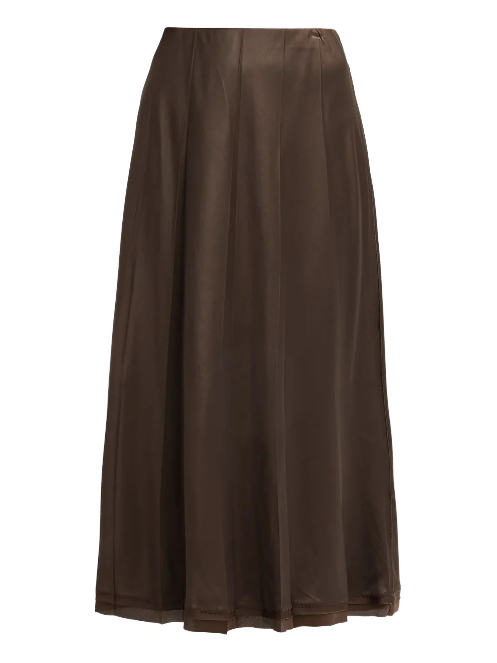 Women's Creased Pleated Midi Skirt Women's Creased Pleated Midi Skirt