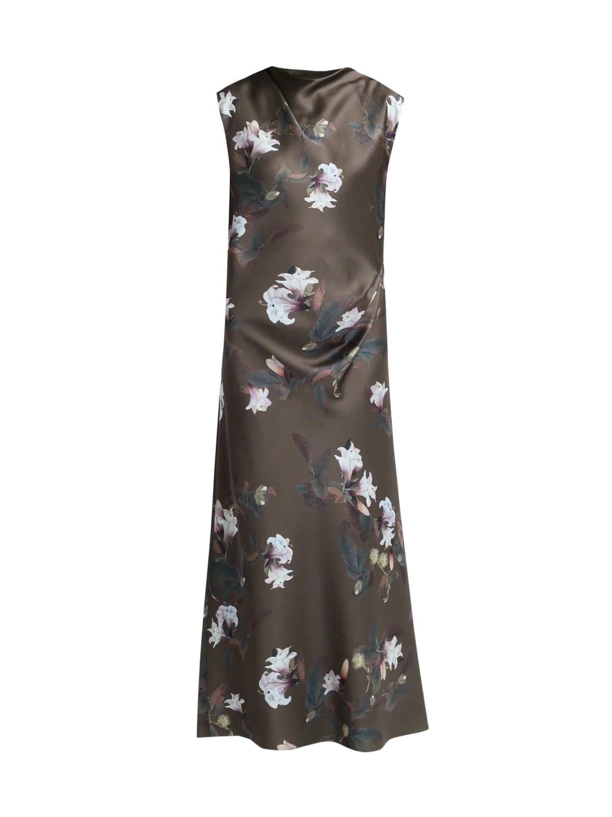 Vince Women's Lily Vine Drapeneck Maxi Dress