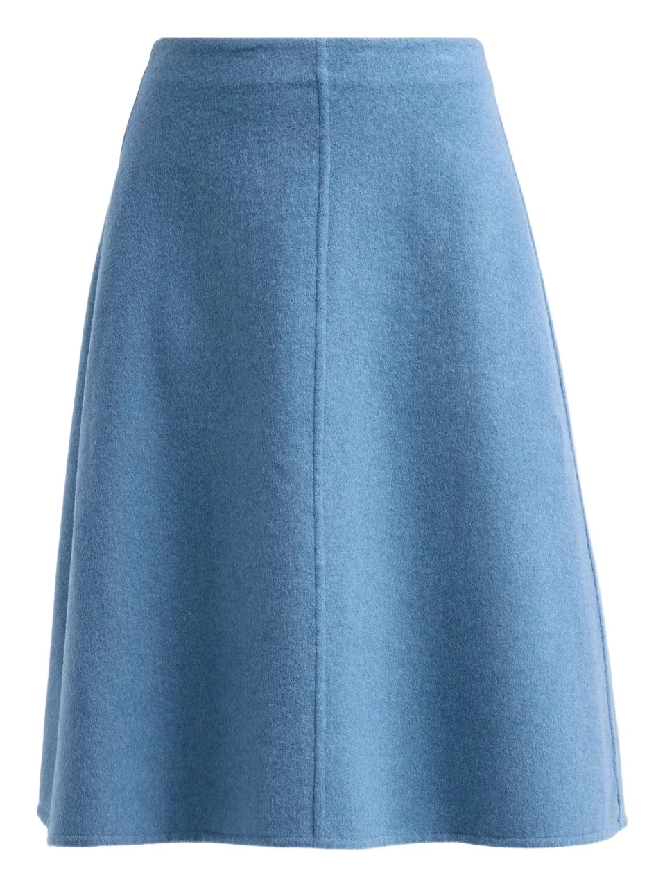 Women's Wool Splittable A-Line Midi Skirt