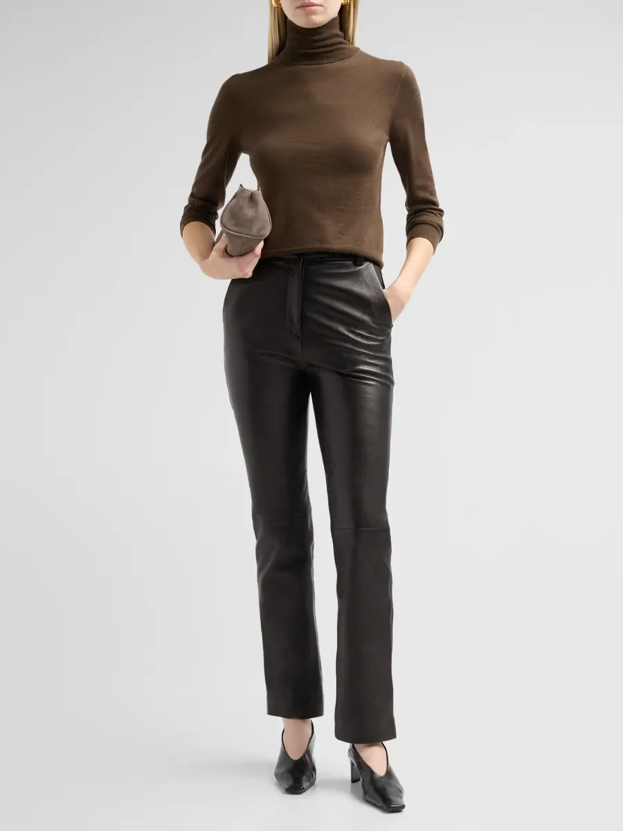 Vince Women's Turtleneck Cashmere-Silk Sweater | Thumbnail 2 Vince Women's Turtleneck Cashmere-Silk Sweater | Thumbnail 2