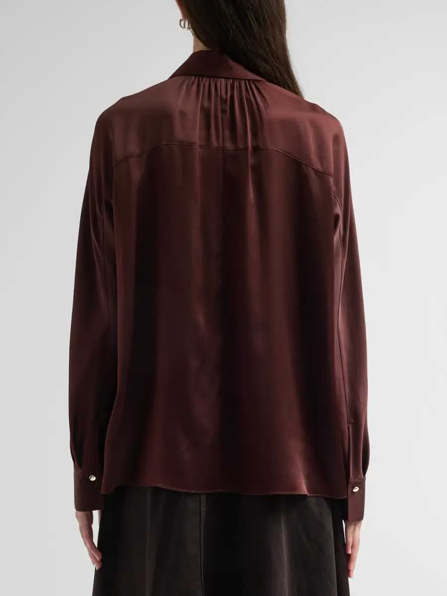 Vince Women's Silk Dolman-Sleeve Shirt | Thumbnail 3 Vince Women's Silk Dolman-Sleeve Shirt | Thumbnail 3