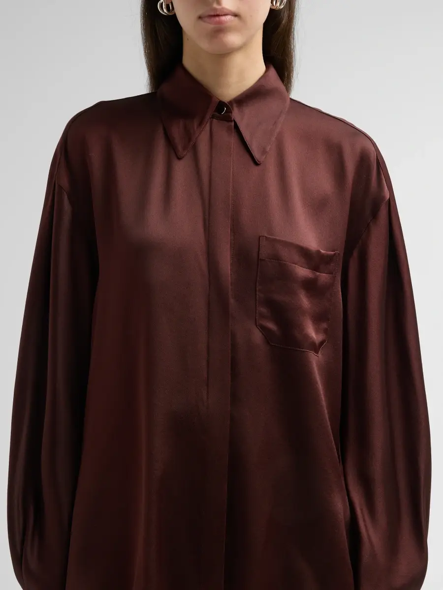 Vince Women's Silk Dolman-Sleeve Shirt | Thumbnail 5 Vince Women's Silk Dolman-Sleeve Shirt | Thumbnail 5