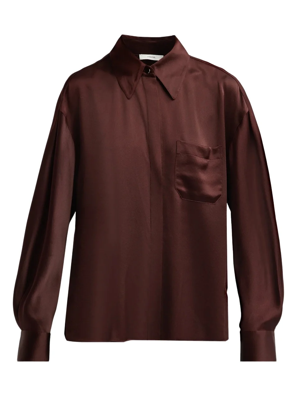 Vince Women's Silk Dolman-Sleeve Shirt