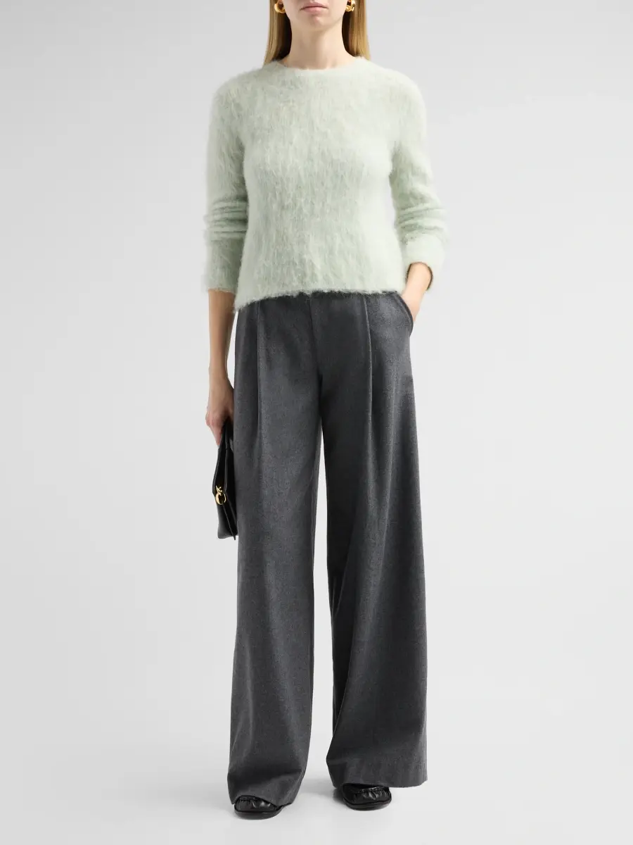 Vince Women's Brushed Alpaca Crewneck Sweater | Thumbnail 2