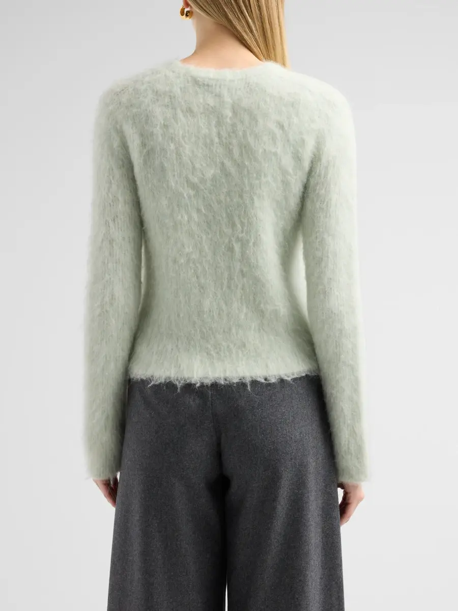 Vince Women's Brushed Alpaca Crewneck Sweater | Thumbnail 3