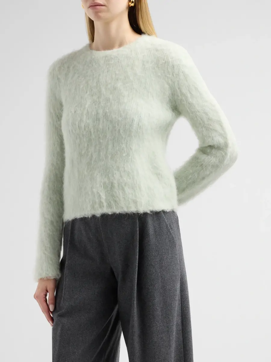 Vince Women's Brushed Alpaca Crewneck Sweater | Thumbnail 4