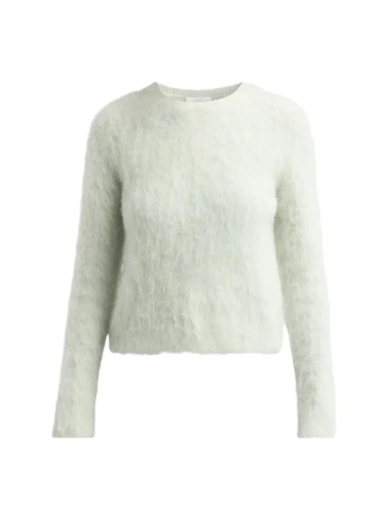 Women's Brushed Alpaca Crewneck Sweater Women's Brushed Alpaca Crewneck Sweater