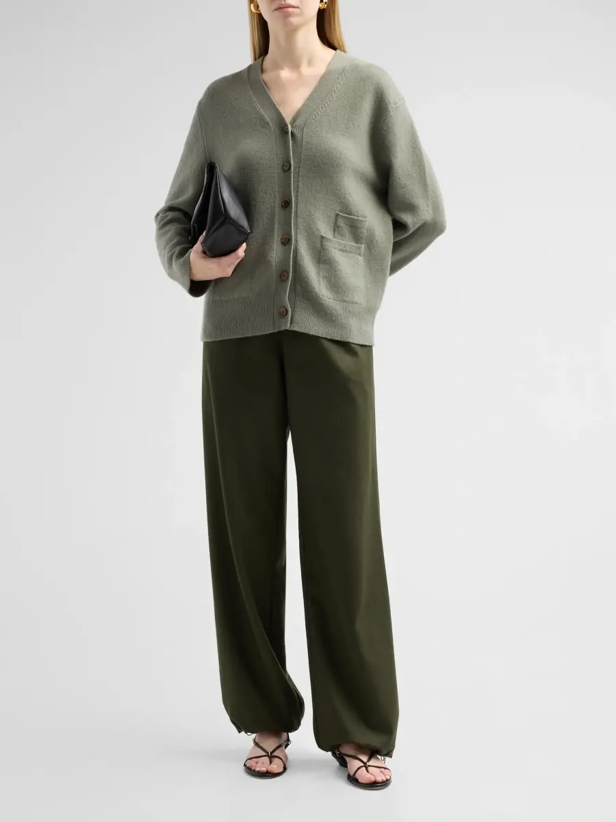 Vince Women's Wool-Blend Drawstring Pants | Thumbnail 2