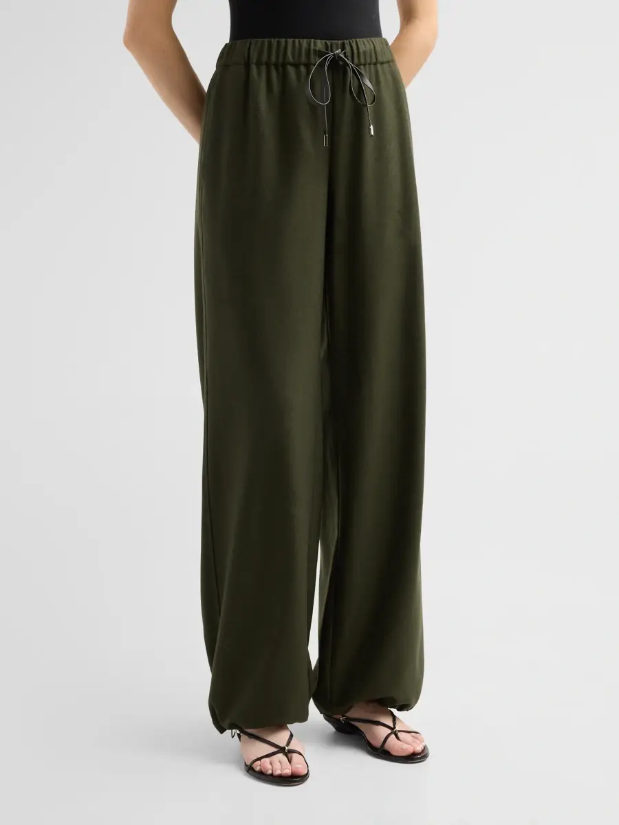 Vince Women's Wool-Blend Drawstring Pants | Thumbnail 4