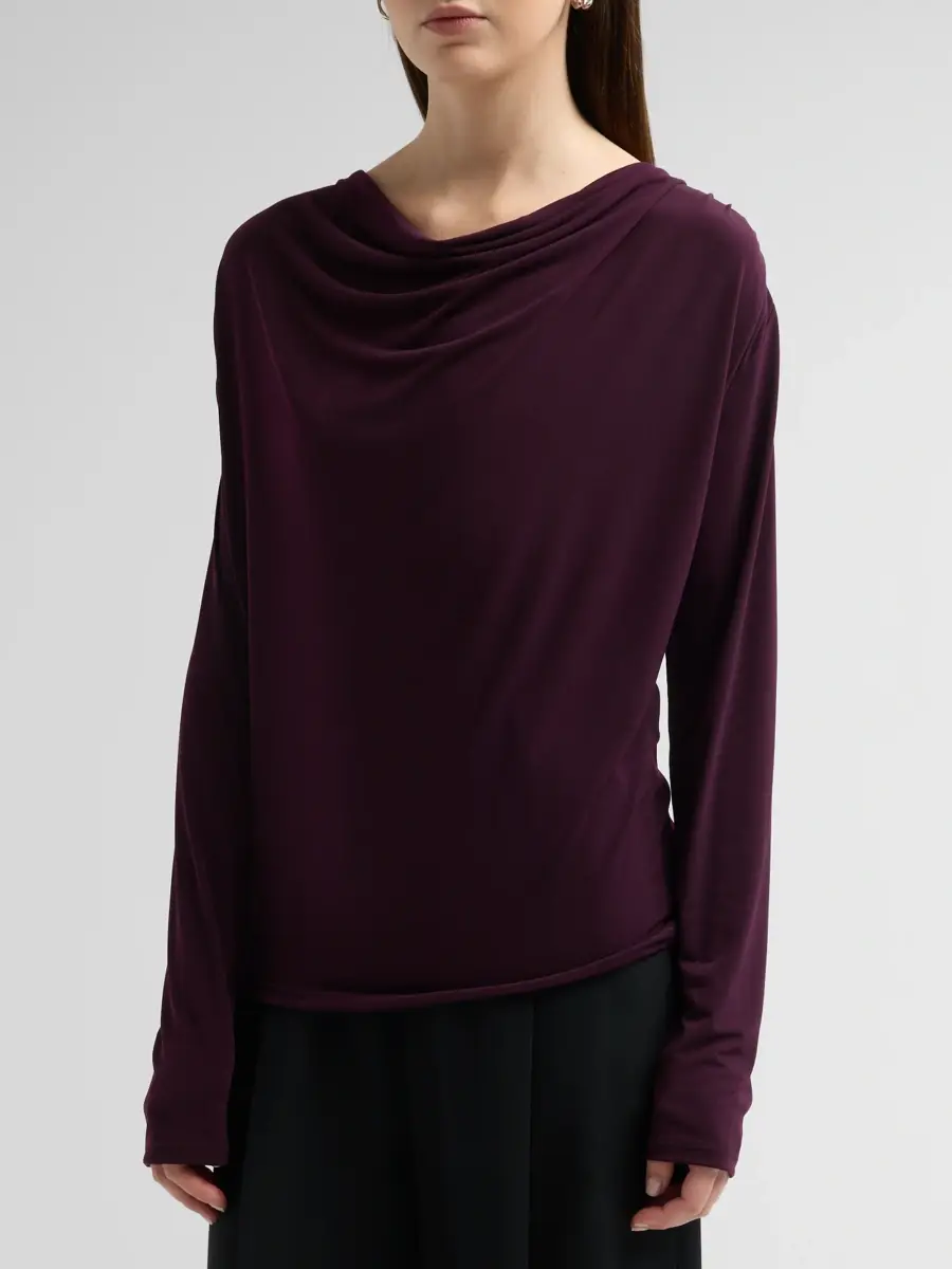 Vince Women's Long-Sleeve Cowlneck Top | Thumbnail 4 Vince Women's Long-Sleeve Cowlneck Top | Thumbnail 4
