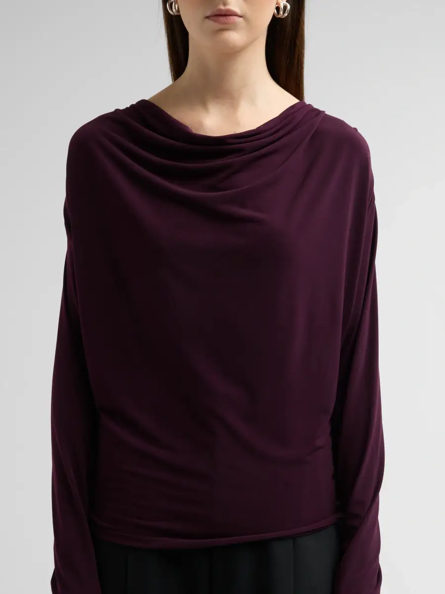 Vince Women's Long-Sleeve Cowlneck Top | Thumbnail 5 Vince Women's Long-Sleeve Cowlneck Top | Thumbnail 5