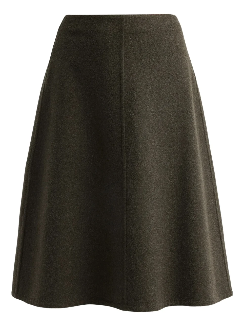 Vince Women's Wool Splittable A-Line Midi Skirt