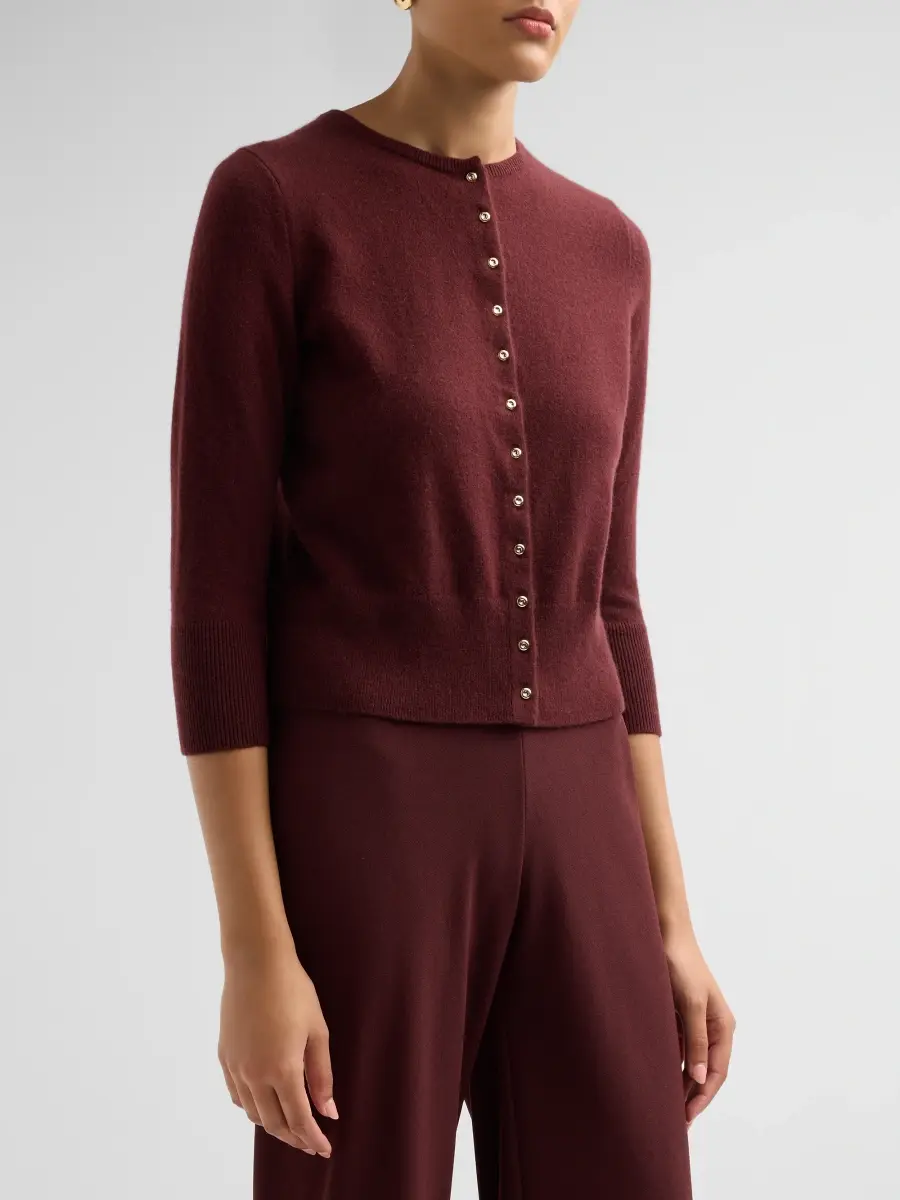 Vince Women's Wool-Cashmere Button Cardigan | Thumbnail 4