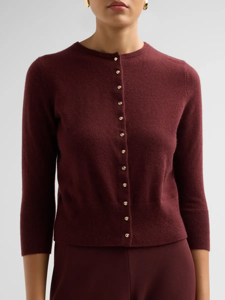 Vince Women's Wool-Cashmere Button Cardigan | Thumbnail 5
