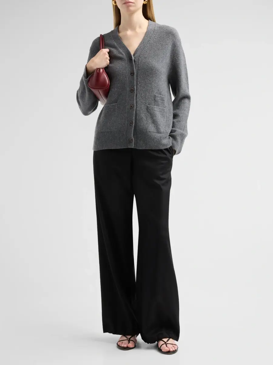 Vince Women's Stretch Wool-Blend Cardigan | Thumbnail 2