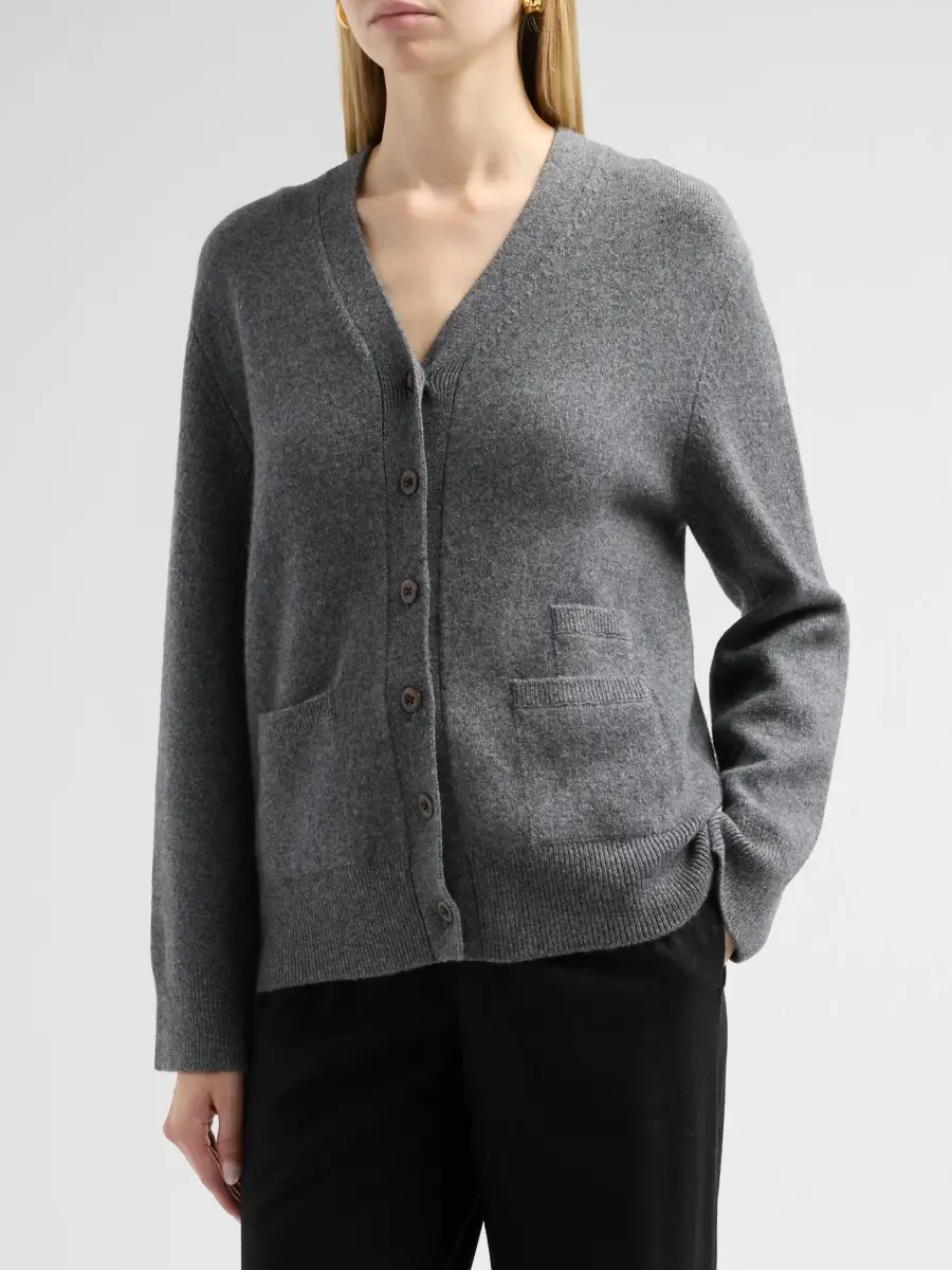 Vince Women's Stretch Wool-Blend Cardigan | Thumbnail 4
