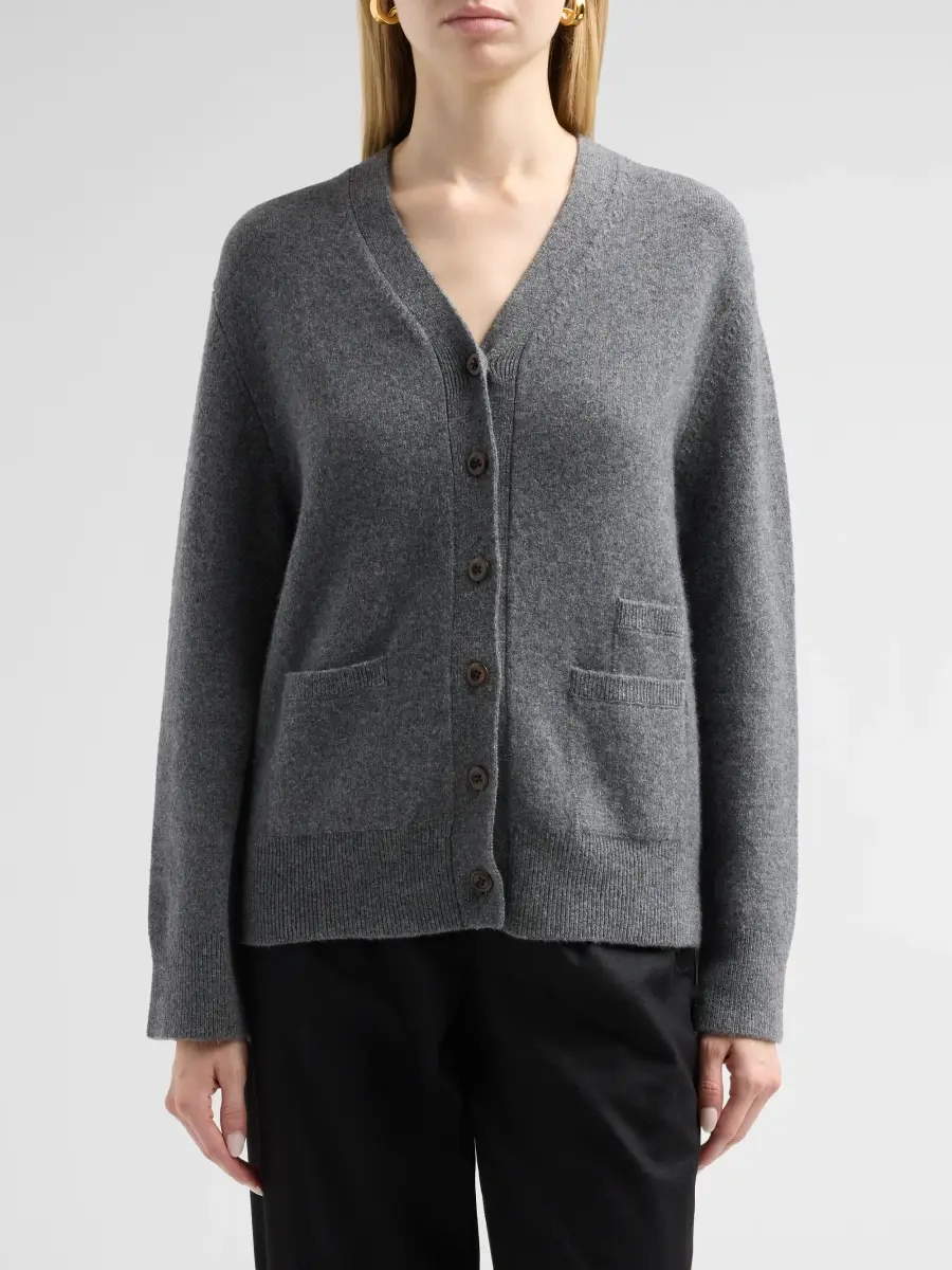 Vince Women's Stretch Wool-Blend Cardigan | Thumbnail 5