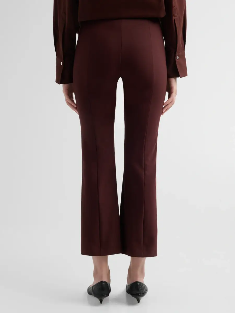 Vince Women's Mid-Rise Pintuck Crop Flare Pants | Thumbnail 3 Vince Women's Mid-Rise Pintuck Crop Flare Pants | Thumbnail 3