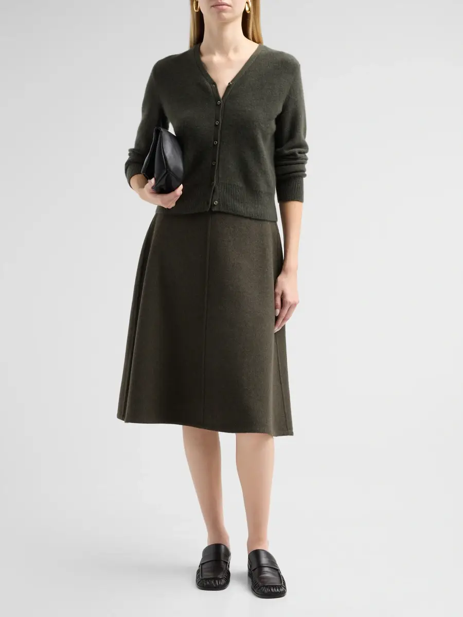 Vince Women's V-Neck Cashmere Cardigan | Thumbnail 2