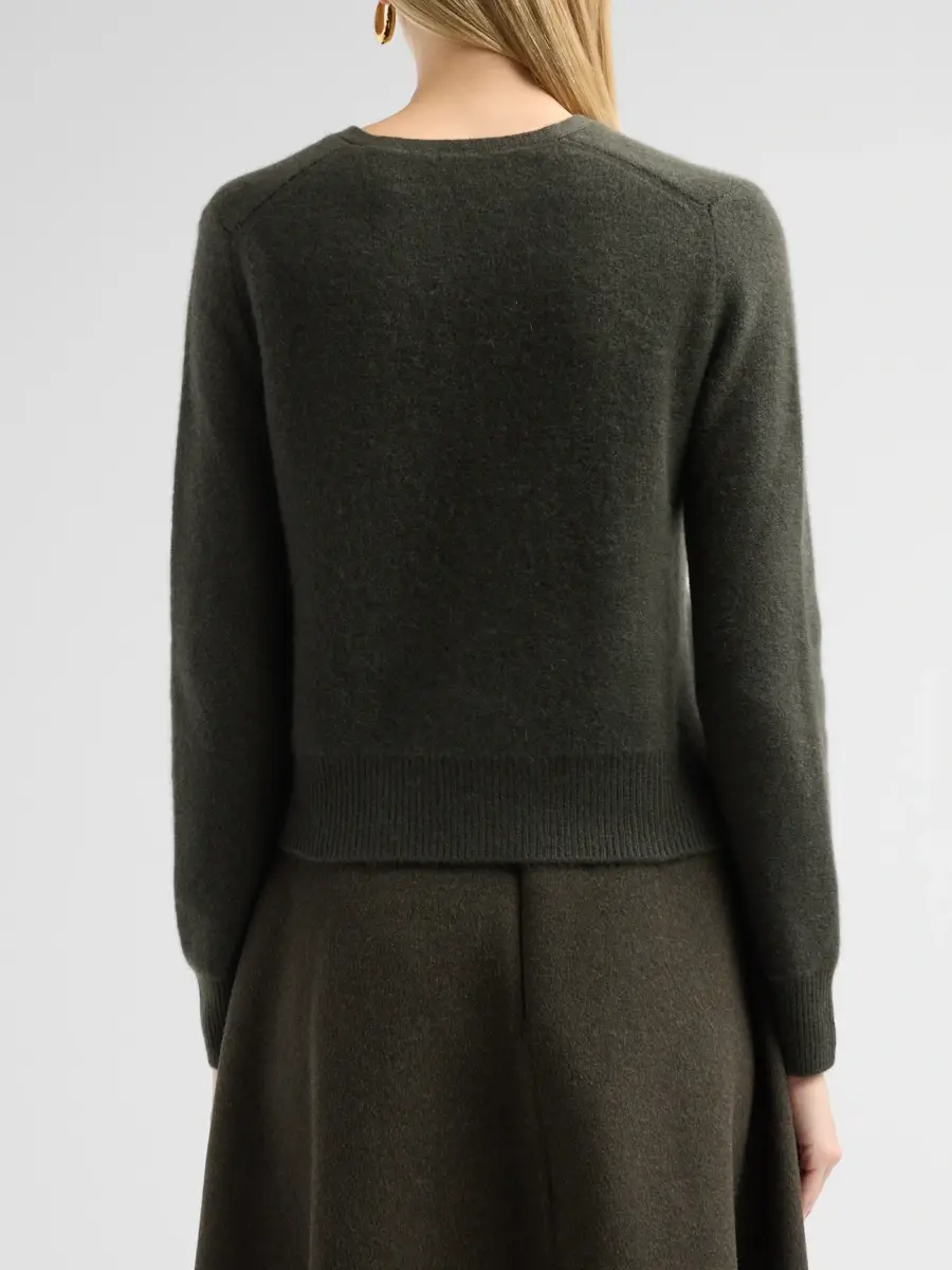 Vince Women's V-Neck Cashmere Cardigan | Thumbnail 3