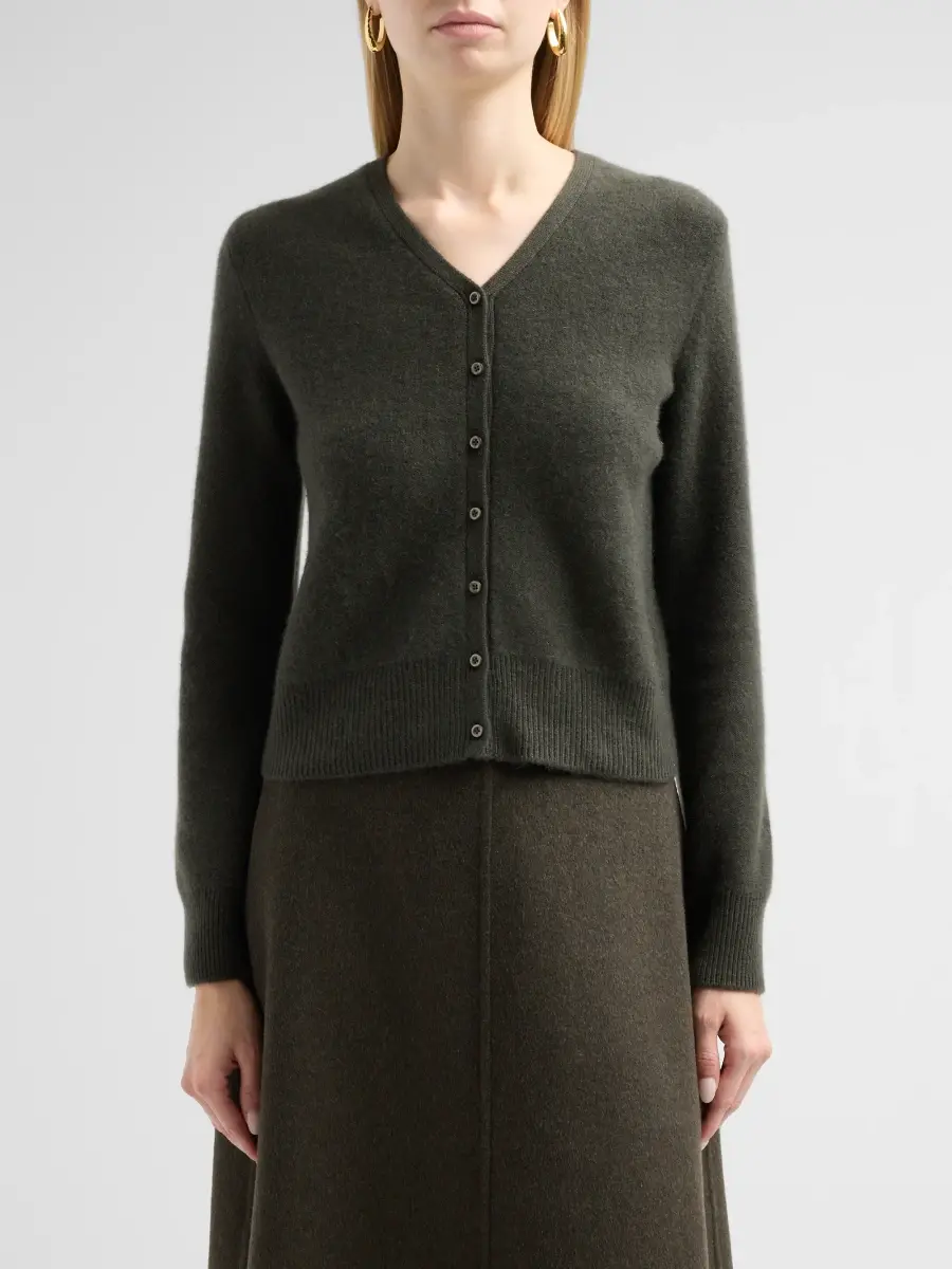 Vince Women's V-Neck Cashmere Cardigan | Thumbnail 5