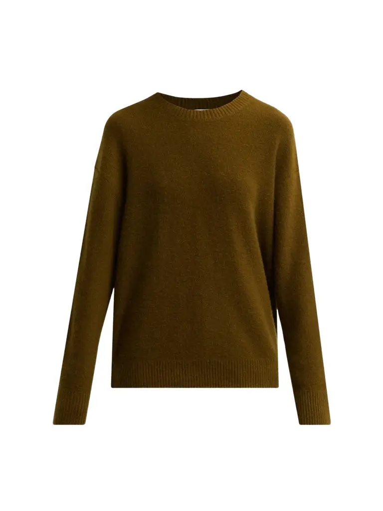 Women's Boiled Cashmere Crewneck Sweater Women's Boiled Cashmere Crewneck Sweater